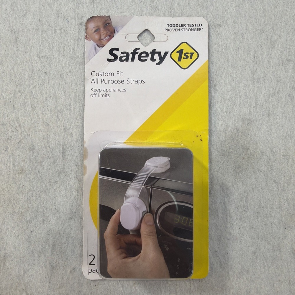 Safety 1st All Purpose Strap Custom Fit HS033 Adjustable Strap Length 2-pack New